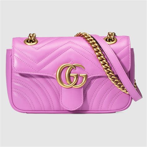 marmont gucci colors|Gucci pink mini flower pouch.